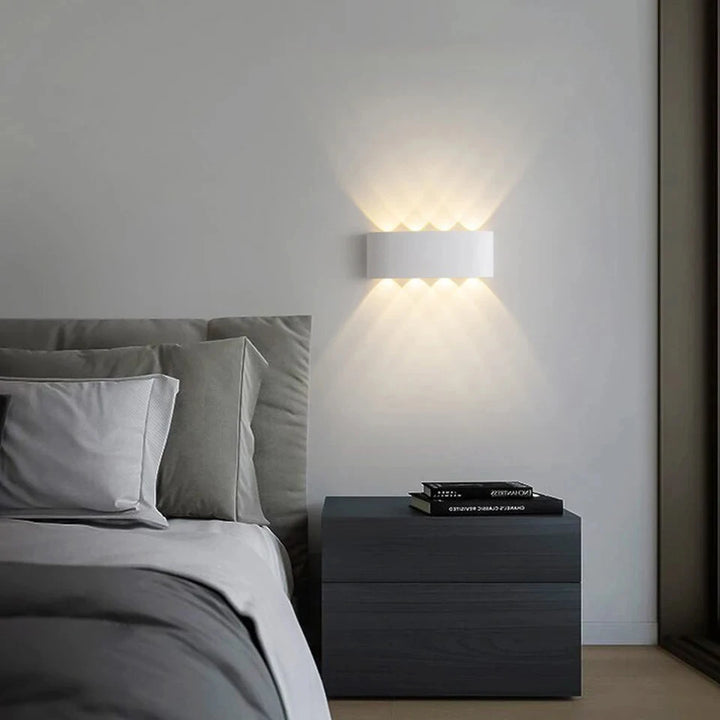 LED Wall Lamp, Waterproof Light 2W,4W, 6W, 8W,10W Minimalist Creative Bedroom, Bedside Lamp, Outdoor, Interior Wall