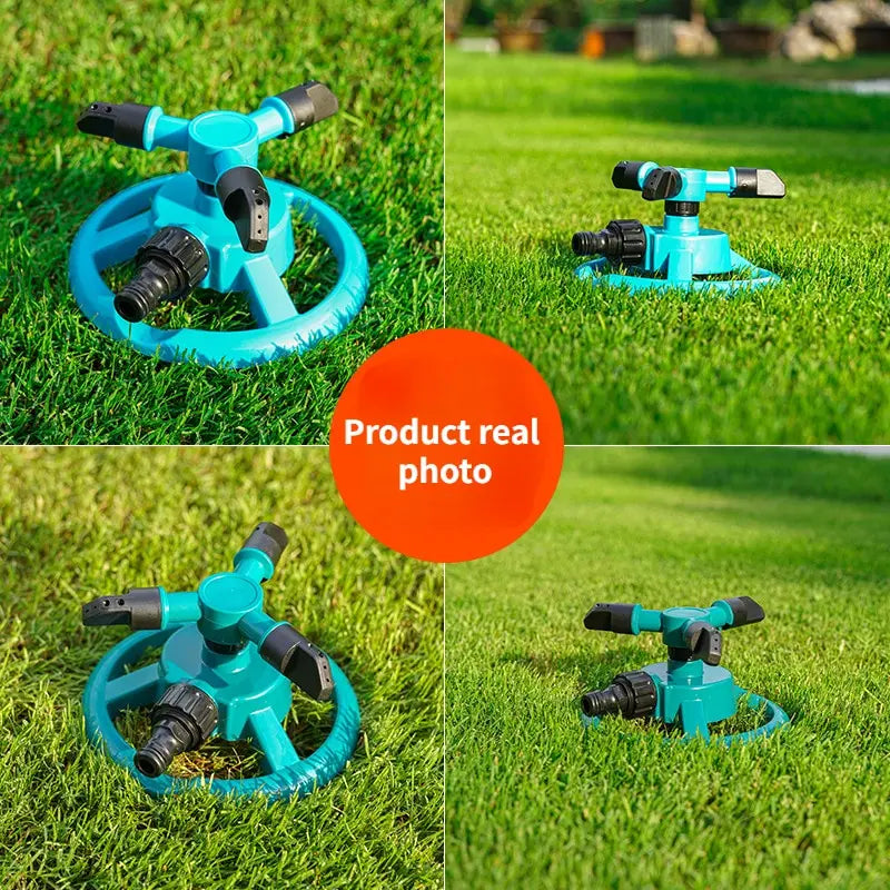 360 Degree Automatic Rotating Sprinkler Nozzle | Water Spray Garden & Lawn, Automatic Sprinkler Garden Watering Irrigation