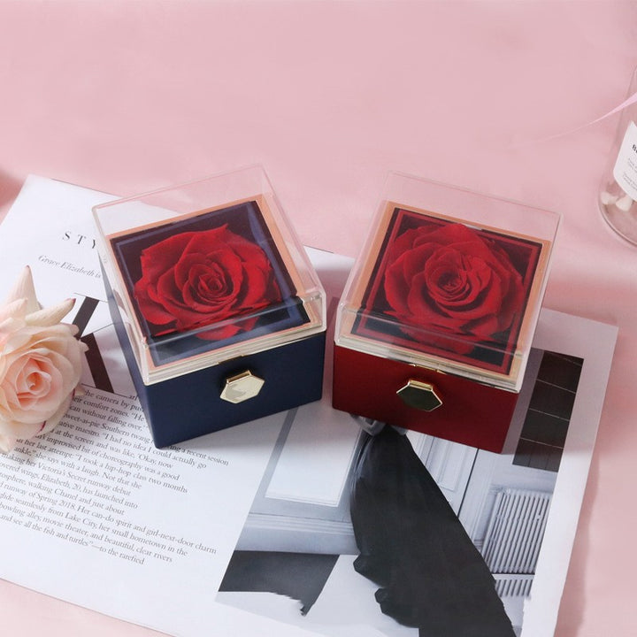 Shop Acrylic Ring Box Valentine's Day Proposal Confession