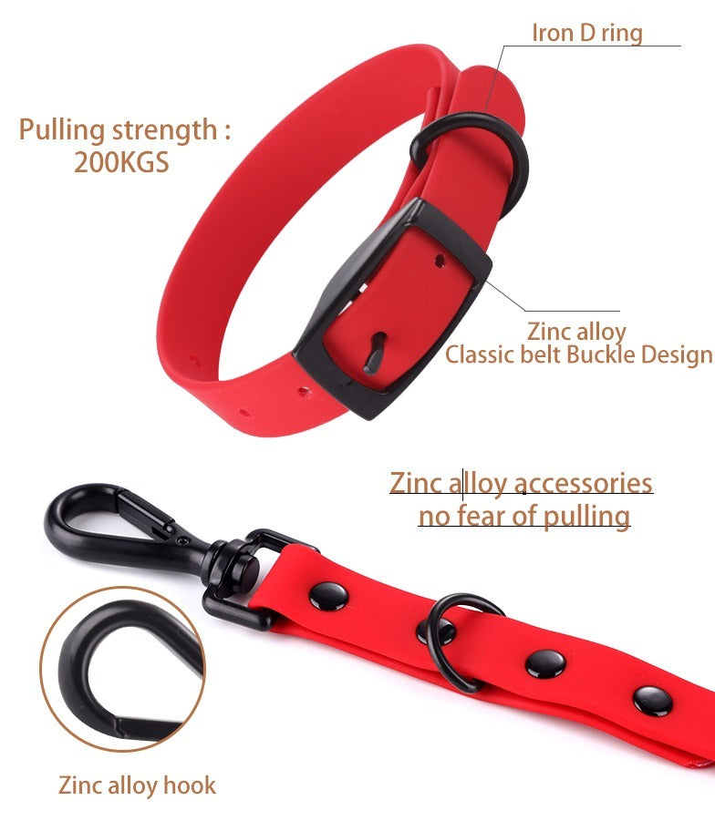 Silicone Dog Leash Set