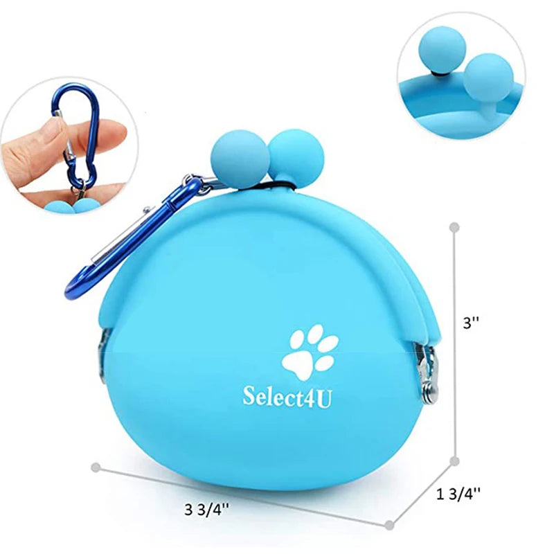 Silicone Dog Snack Storage Bag
