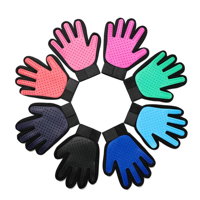 Silicone Grooming Gloves for Pet Hair