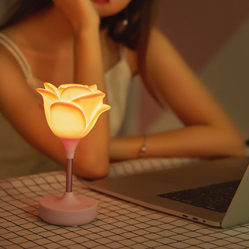 Silicone LED Rose Lamp