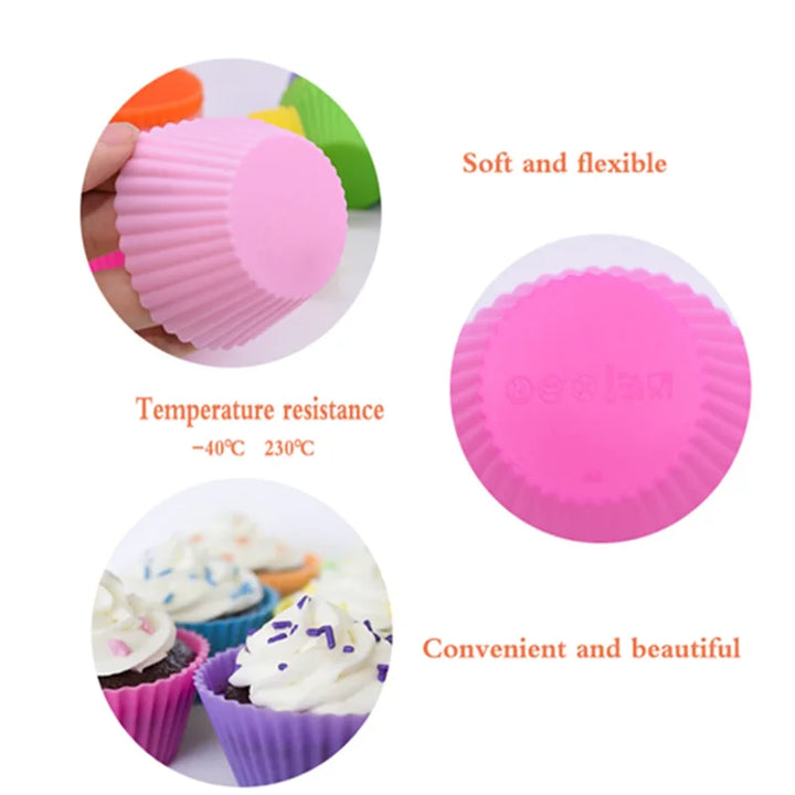 Silicone Muffin Cups soft and flexibale 
