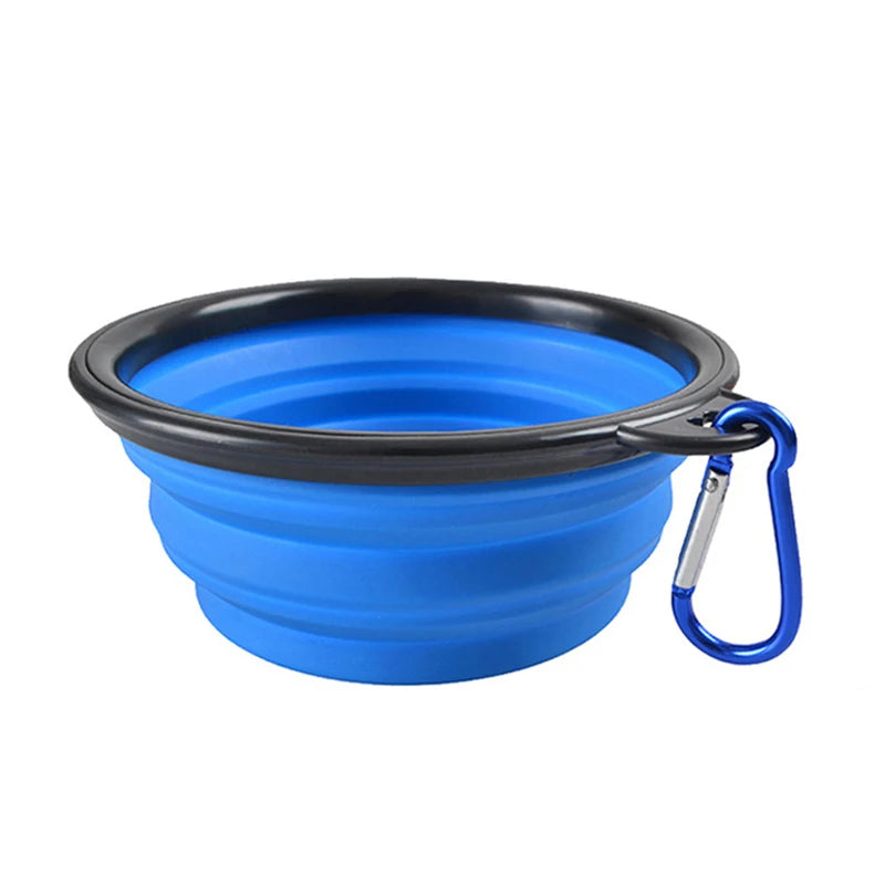 Silicone Pet Bowl with Clip