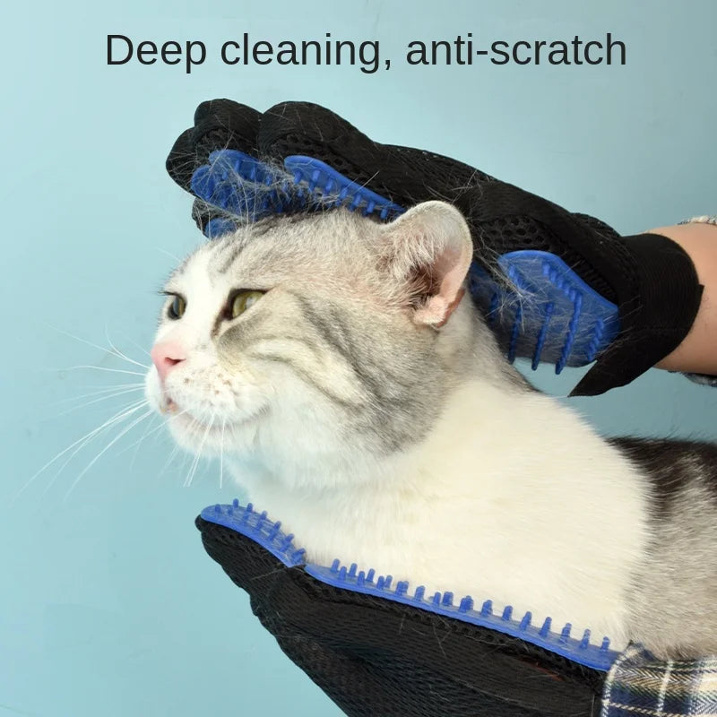 Silicone Pet Grooming Gloves for Dogs