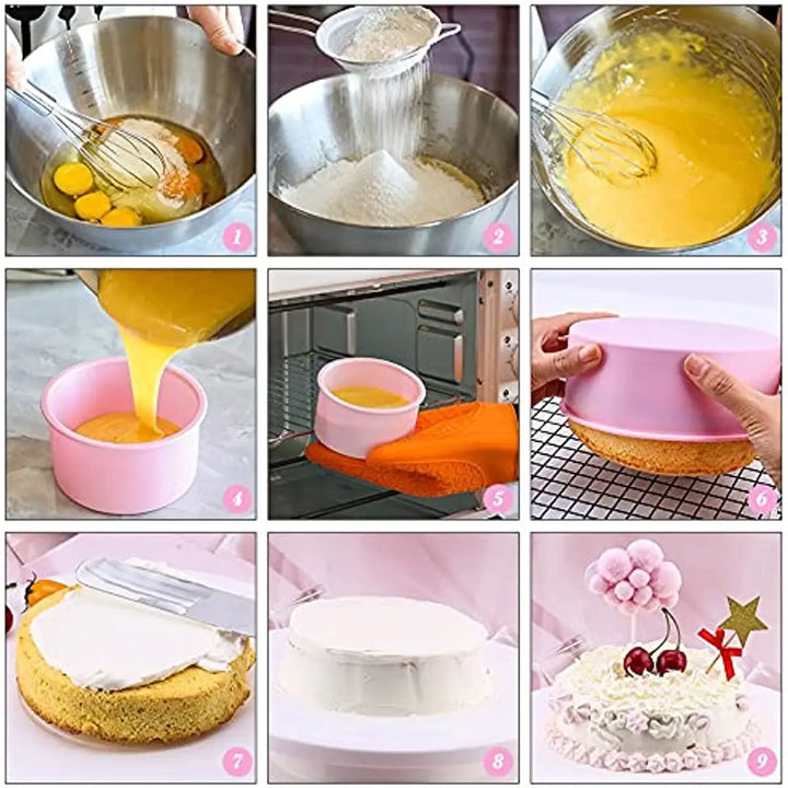 Silicone cake pan for baking
