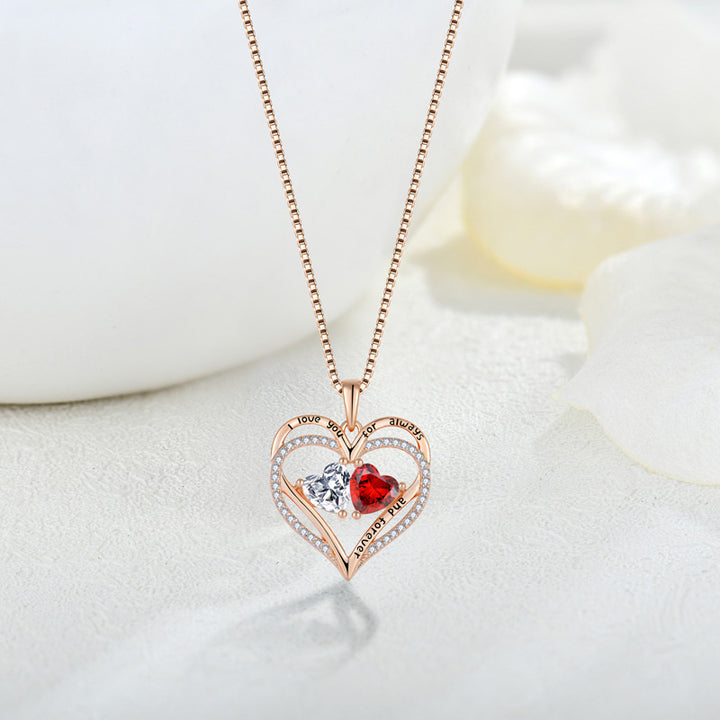 Silver heart necklace fashion jewelry