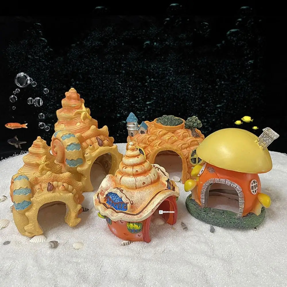 Simulation conch house for aquarium decor
