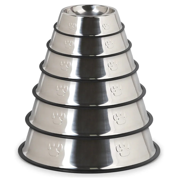 Skidproof Stainless Steel Dog Bowl