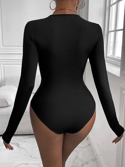 Sleek Basic Bodysuit stylish 
