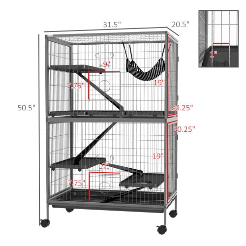 Small Animal Cage Tower Dimensions