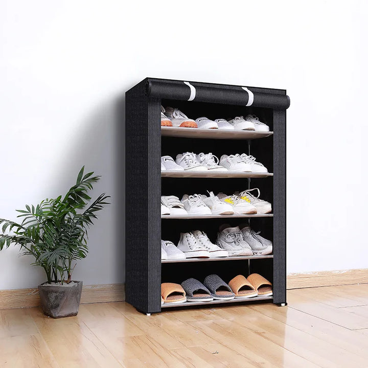 Small Area Dustproof Multilayer Shoe Storage Organizer