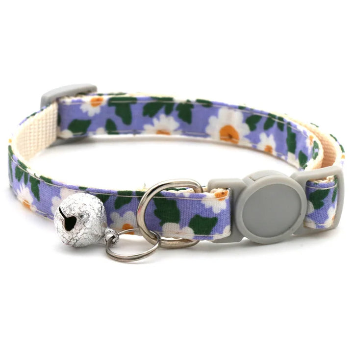 Small Dog Floral Print Scarf Collar
