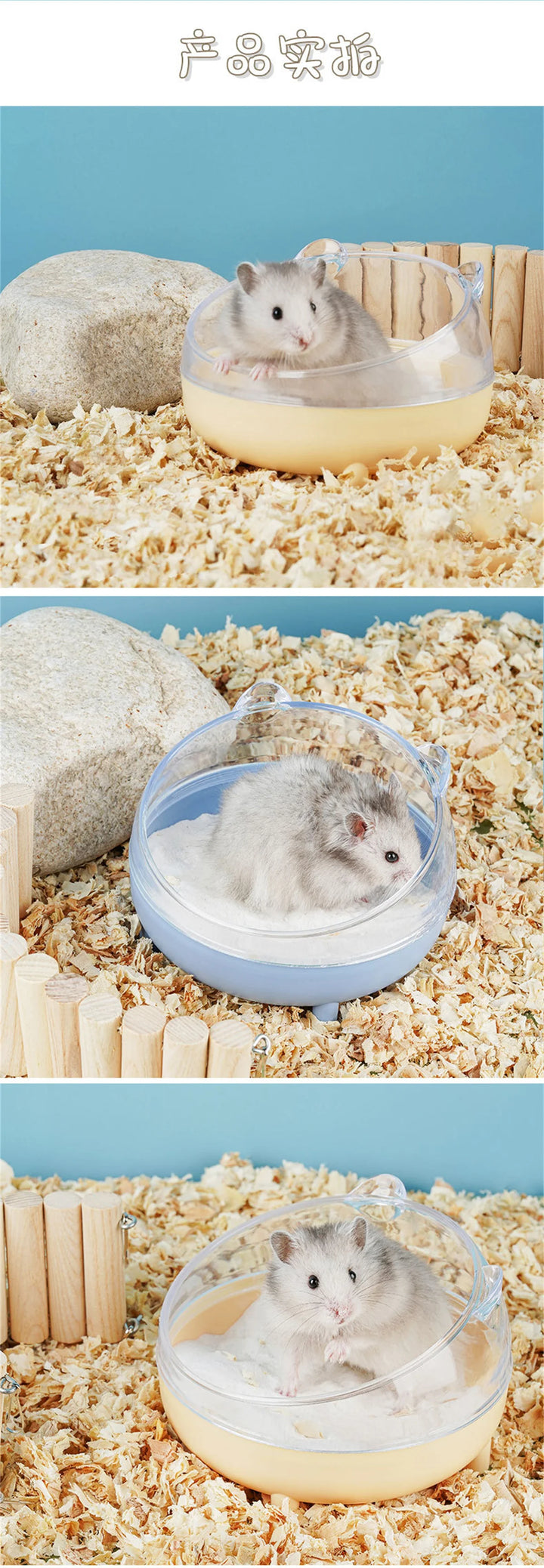 Small pet sand bath basin