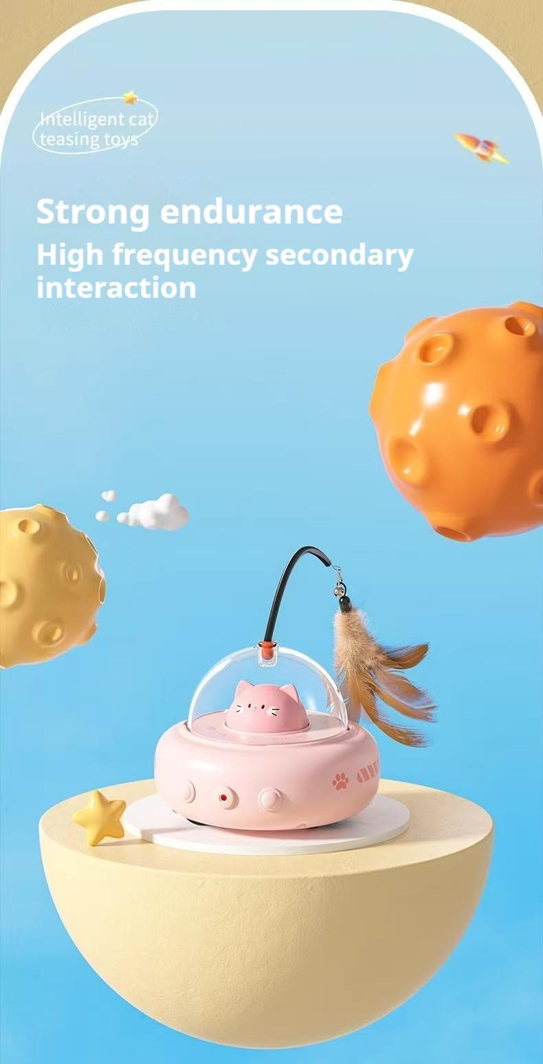 Smart cat car with laser