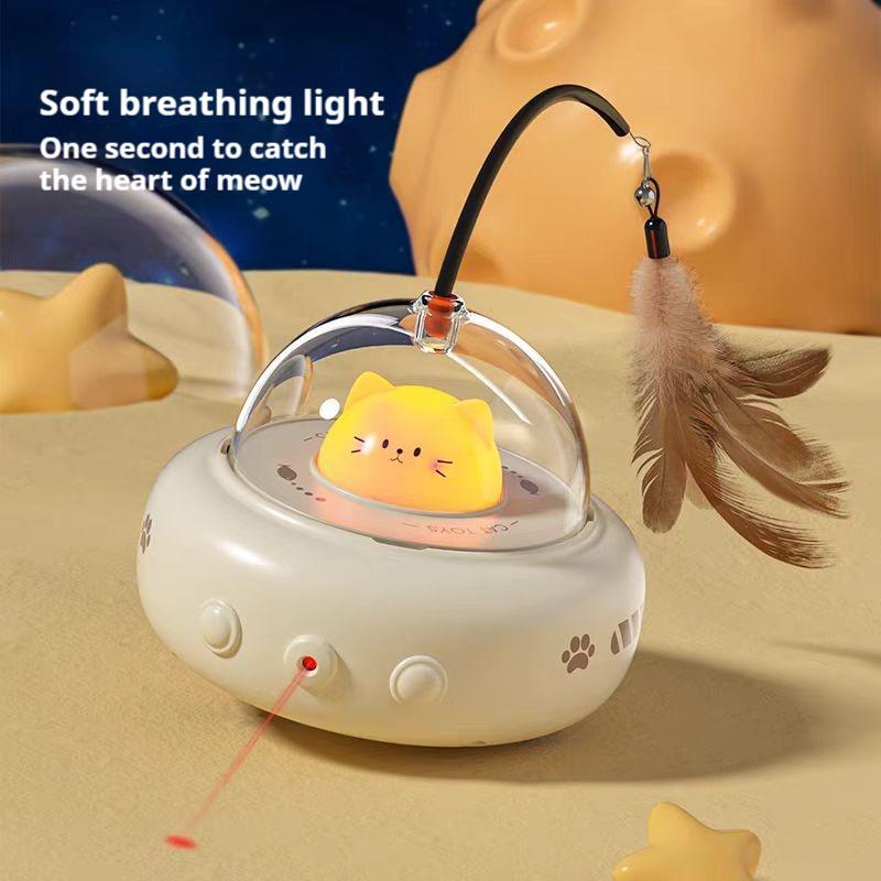 Smart electric cat toy car