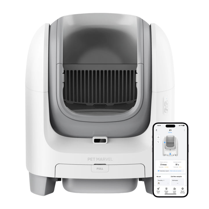 Smart self-cleaning litter box