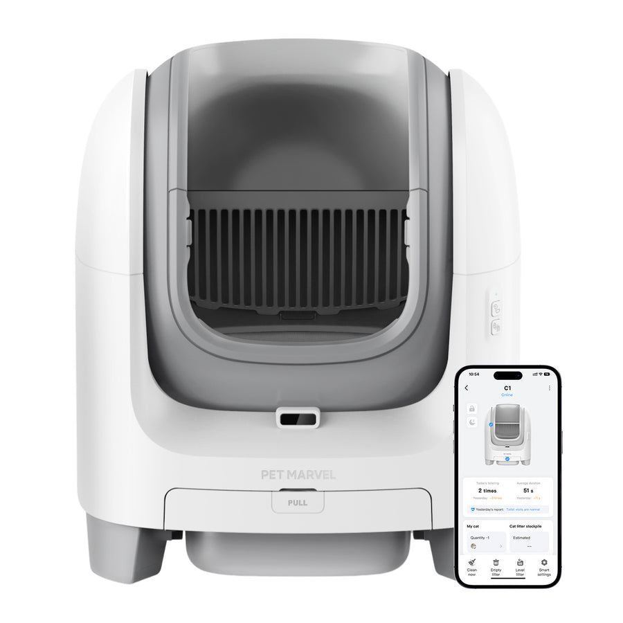 Smart self-cleaning litter box