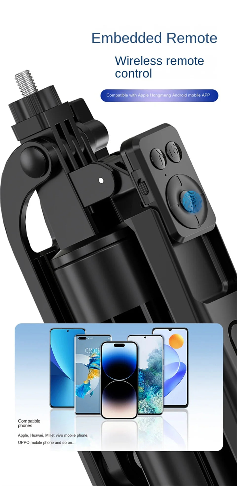 Smartphone Tripod with Remote