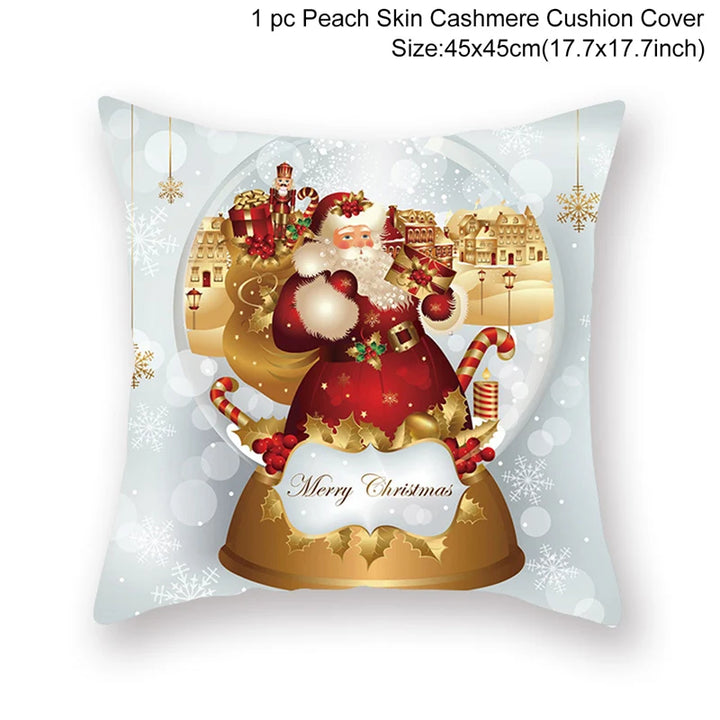Snow Style Christmas pillow Cover