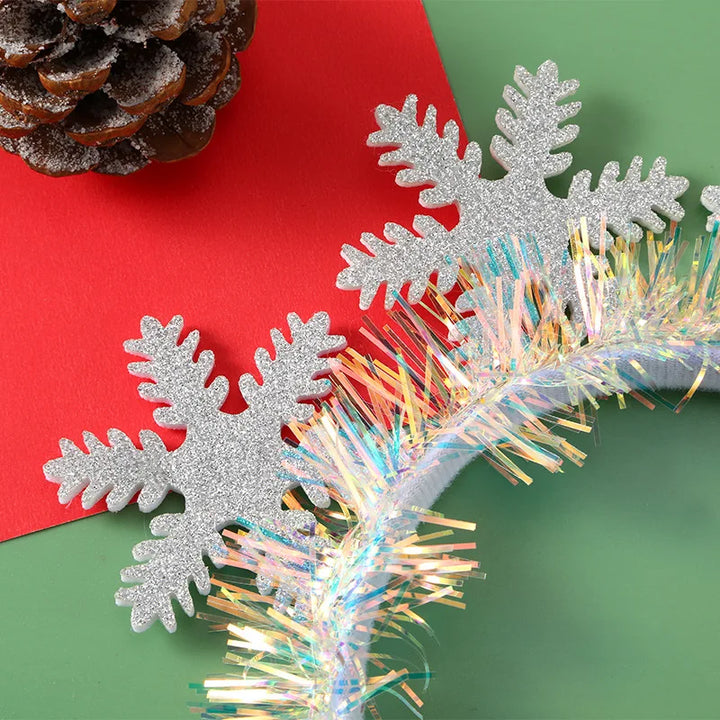 Snowflake LED headband for celebrations