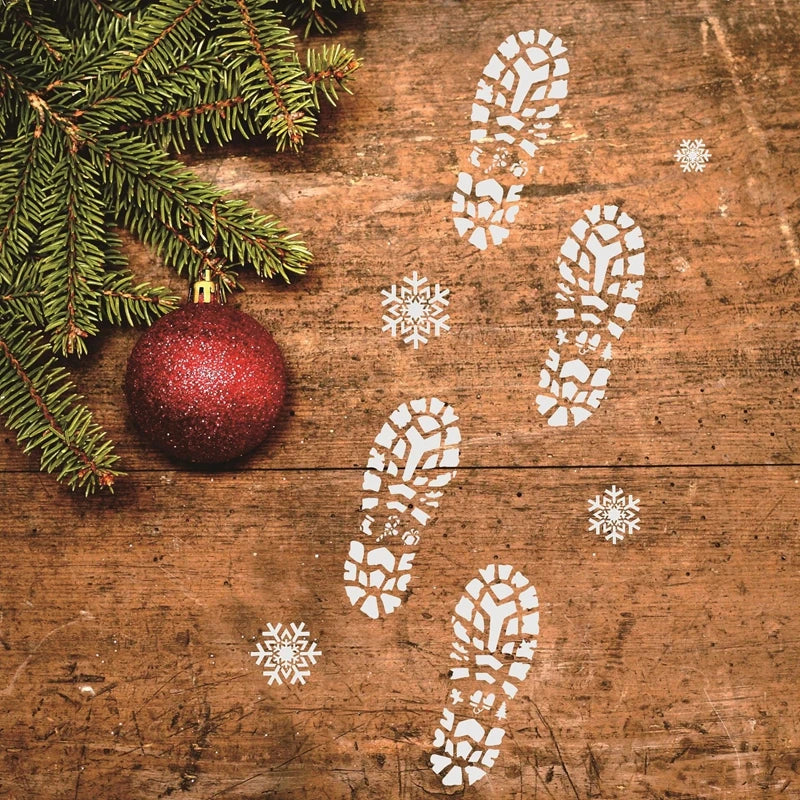 Snowflake stencil for holiday crafts