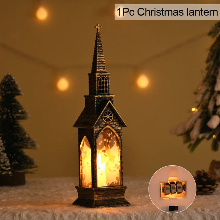 Snowman Lantern Christmas Night Ornament