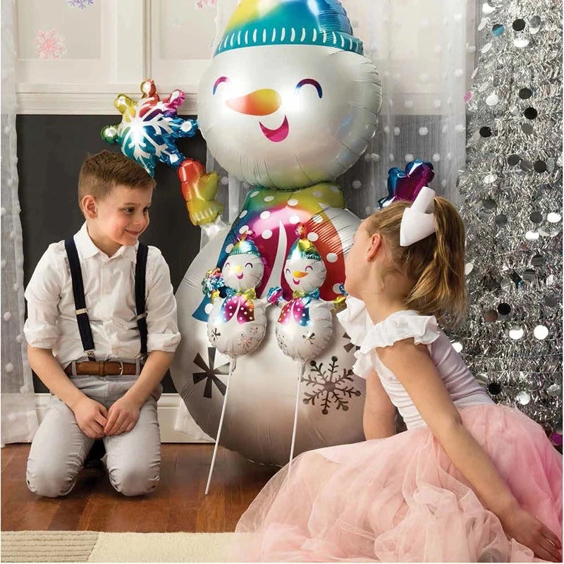 Snowman balloon for festive holiday parties