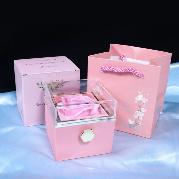 Soap Flower Jewelry Box