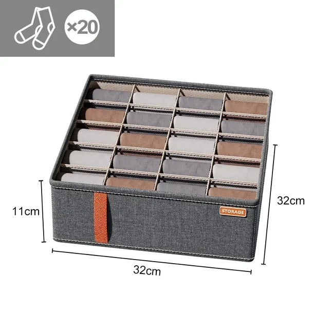 Socks and Clothes Drawer Organizer Box