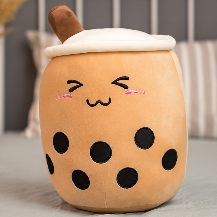 Soft Bubble Tea Pillow