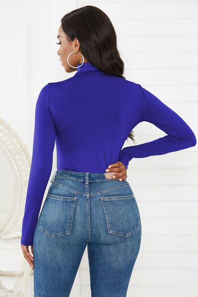 Soft Fabric Turtleneck Bodysuit