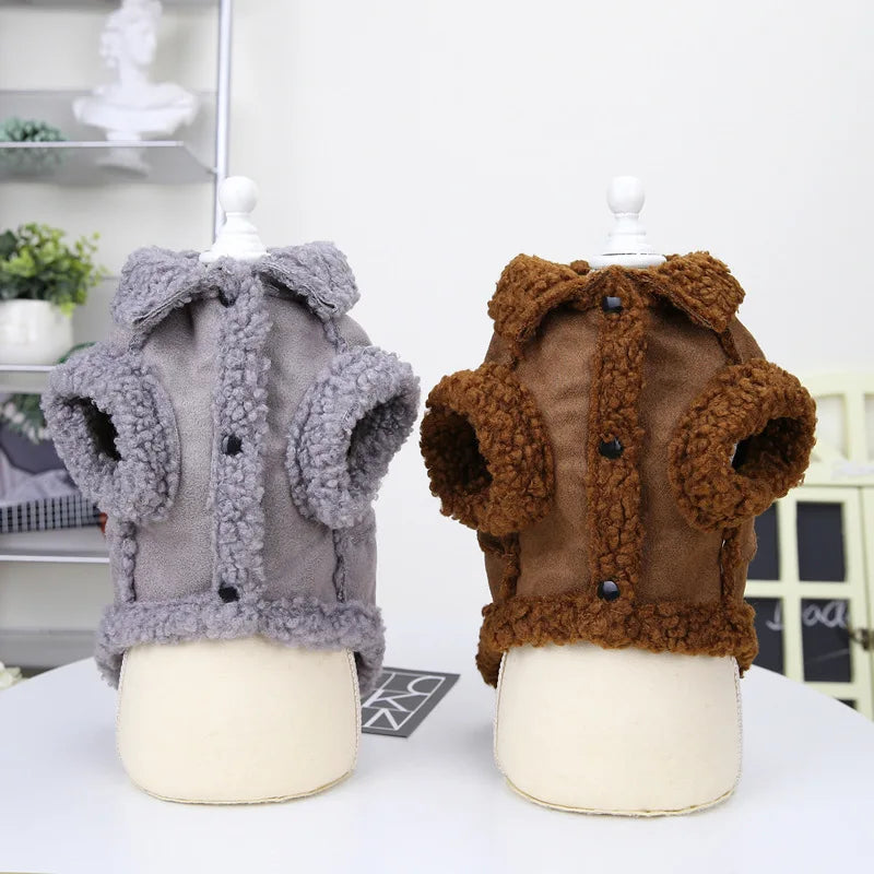 Soft Lamb Fleece Puppy Coat