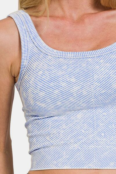 Soft Ribbed Scoop Tank
