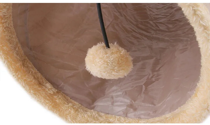 Soft Suede Tunnel for Rabbits & Puppies
