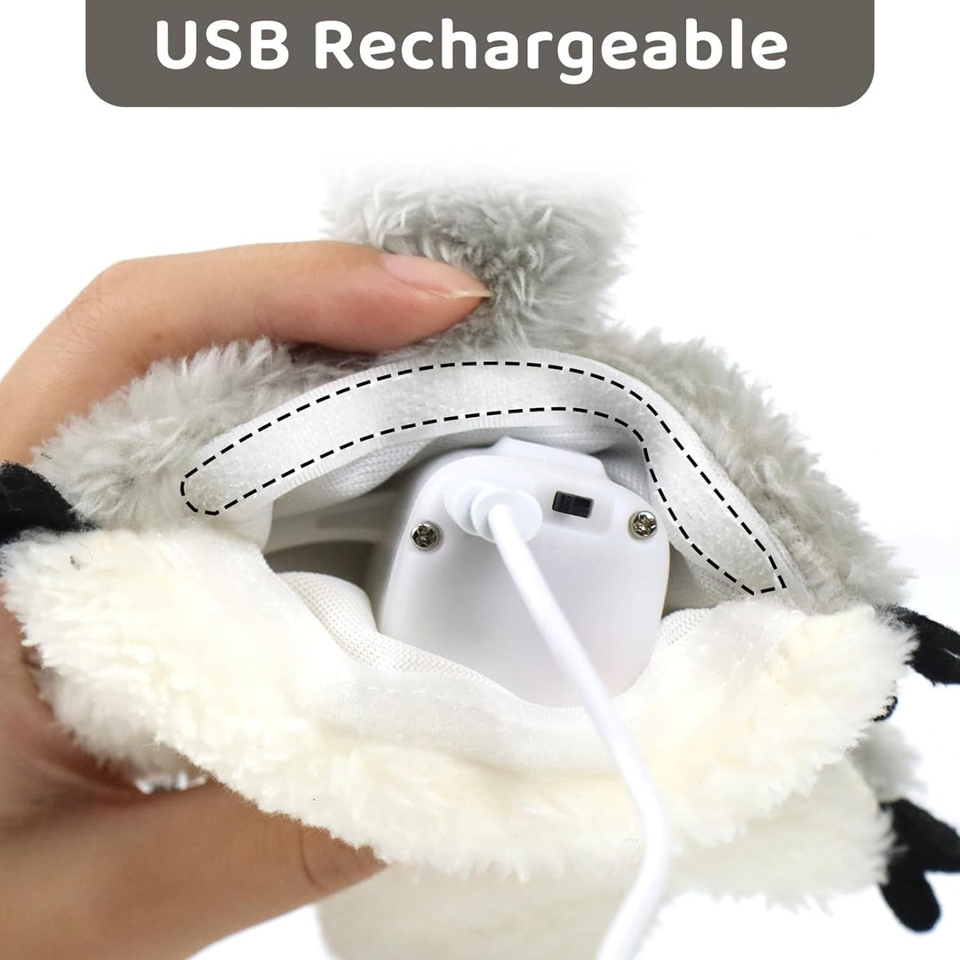 Soft plush squirrel toy for cats