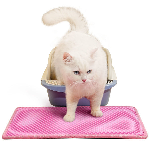 Soft rice-shaped litter pad