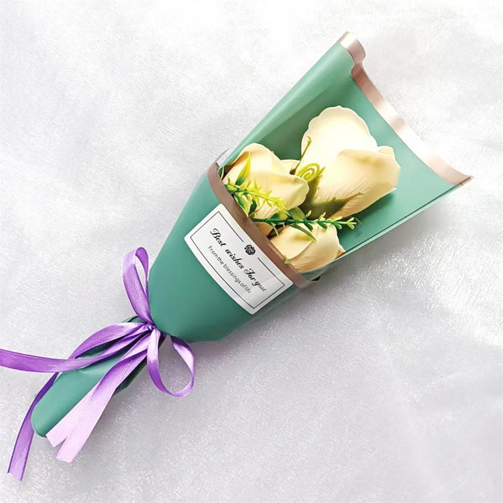 Soft touch soap flower bouquet