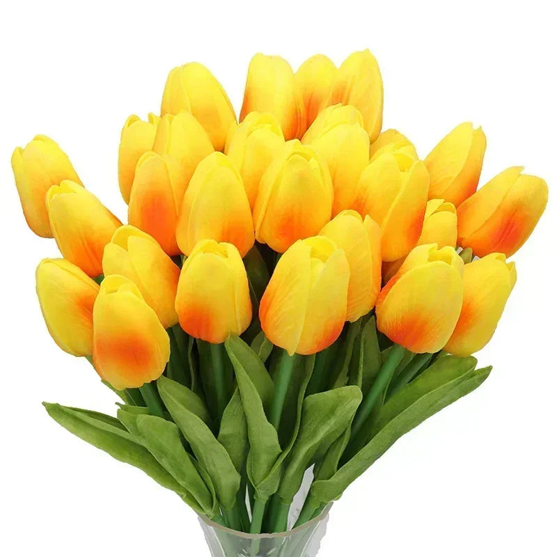 Soft touch tulip flower bouquet