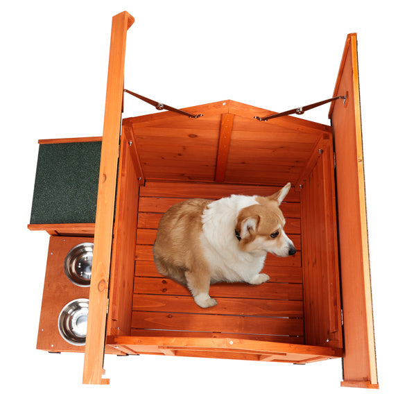 Spacious entry fir pet house