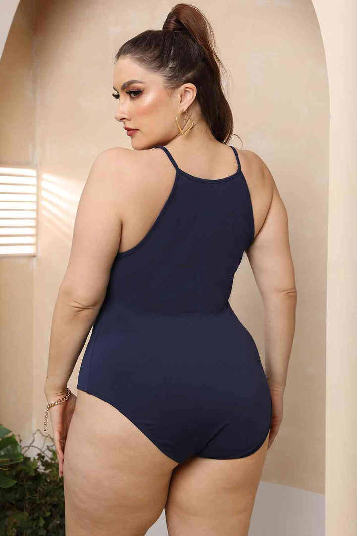 Spaghetti Strap Plus Size Bodysuit