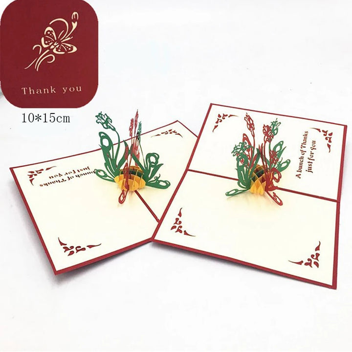 Special event pop-up greeting card