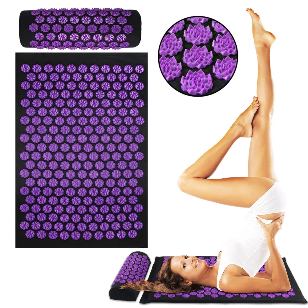 Spiky Acupressure Yoga Mat for Fitness


