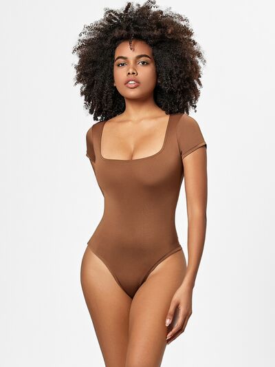 Square Neck Stretch Bodysuit