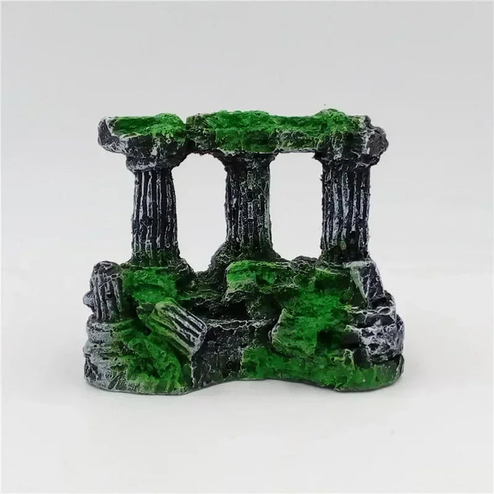 Square stone pillar for aquascaping.
