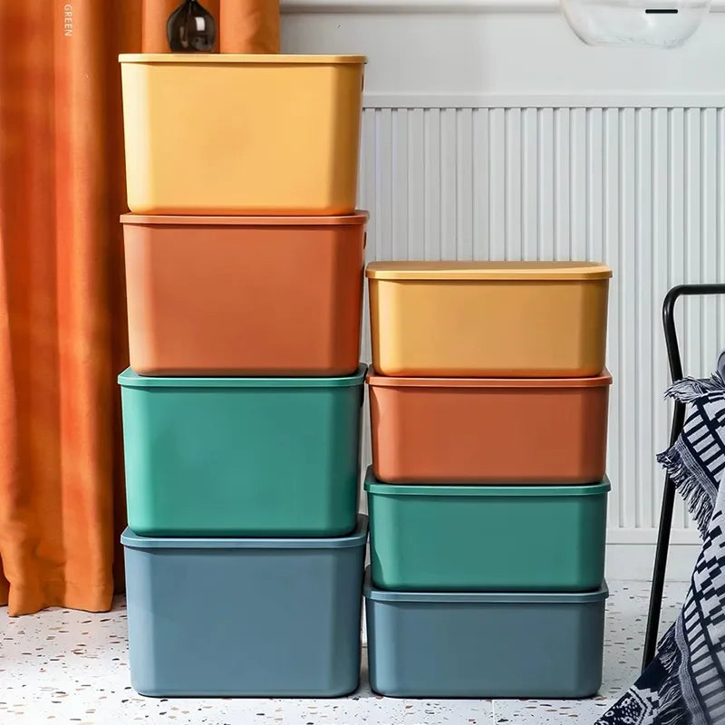 Stackable Plastic Storage Bins