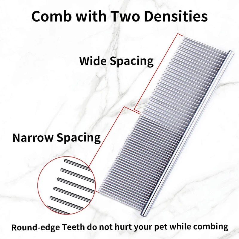 Stainless Steel Dematting Comb For Pets