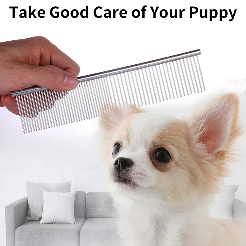 Stainless Steel Grooming Comb For Dogs