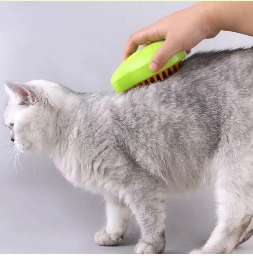 Steamy Electric Comb for Pet Grooming
